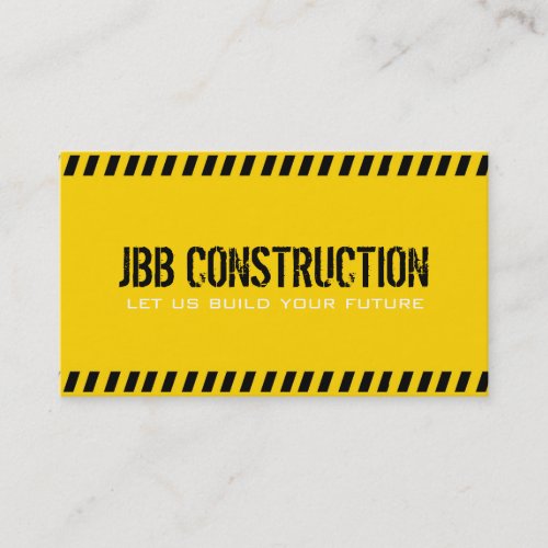 Builder Construction Architect Engineer Business Card