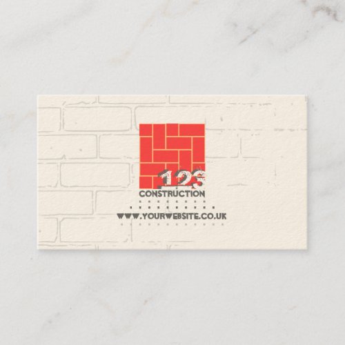 BuilderConstruction Company Business Card