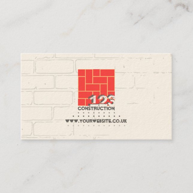 Builder/Construction Company Business Card (Front)