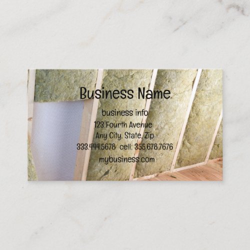 Builder Contractor Insulation  Business Card