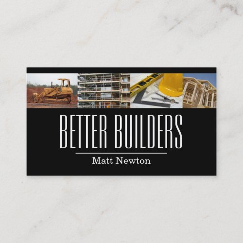 Builder General Contractor Manager Construction Business Card