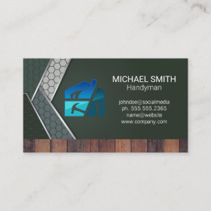 Builder Hand Tools   Construction Builder  Business Card