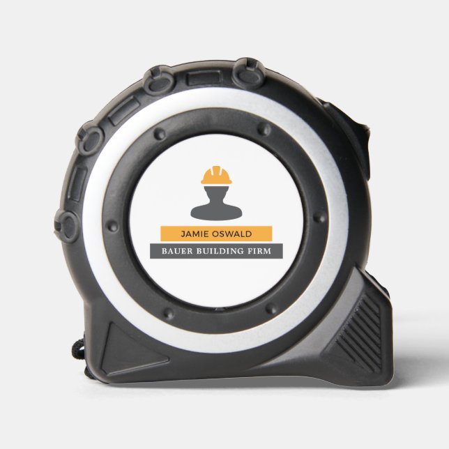 Builder Logo, Building Firm, Builders Tape Measure (Front)
