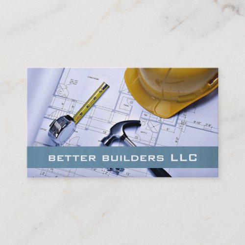 Builder, Manager, Construction Business Card