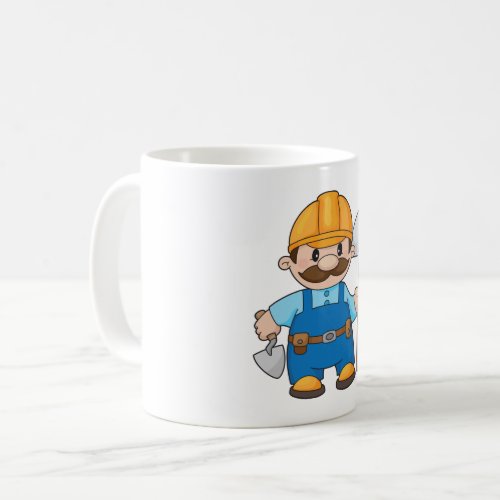 Builder With A Shovel Coffee Mug