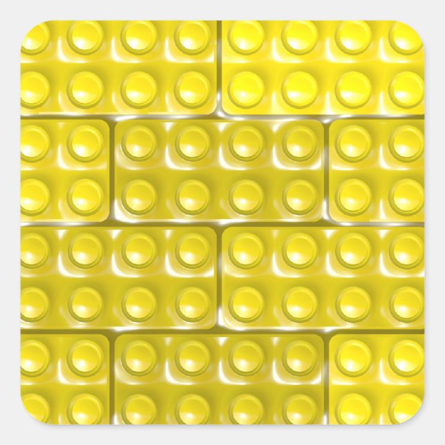 Builder's Bricks - Square Sticker (Front)