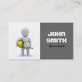 Builders Business Card by Kjpargeter at Zazzle