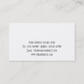 Builders/Construction Business Card (Back)