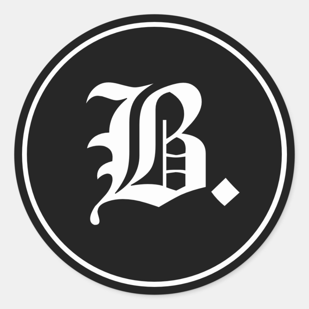 Builders International Old English B. Stickers Zazzle