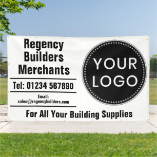 Builders Merchants or Building Supplies with Logo Banner