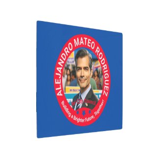 Building a Brighter Future, Together! City Council Metal Print