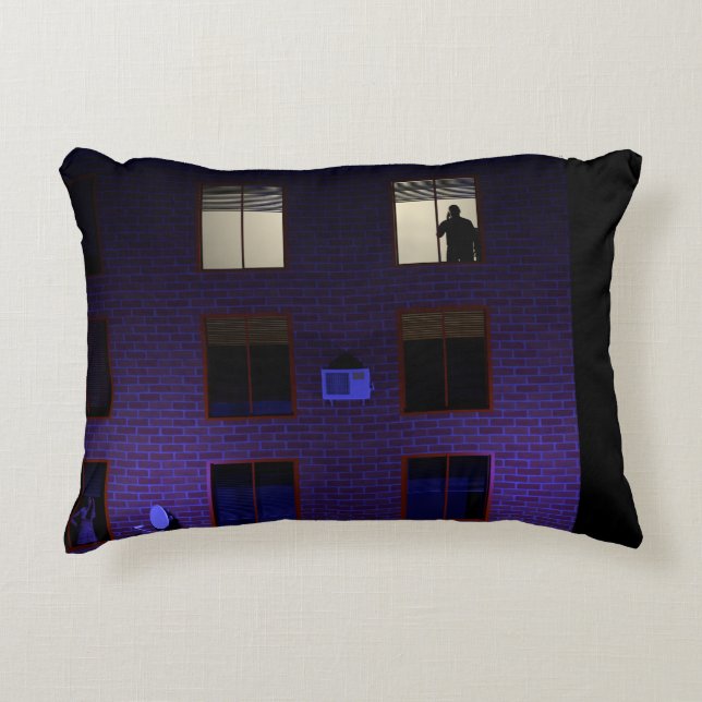 Building Accent Pillow (Front)