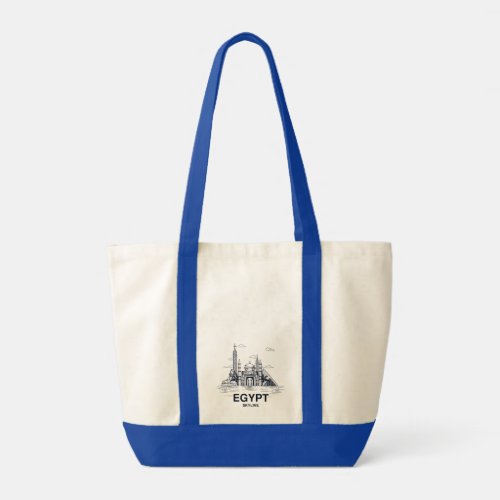 Building Architecture Skyline For Egypt Tote Bag