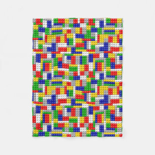 Building Block Boy's Favorite Toy Fleece Blanket