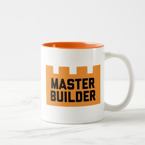 Building Block Master Builder Two_Tone Coffee Mug