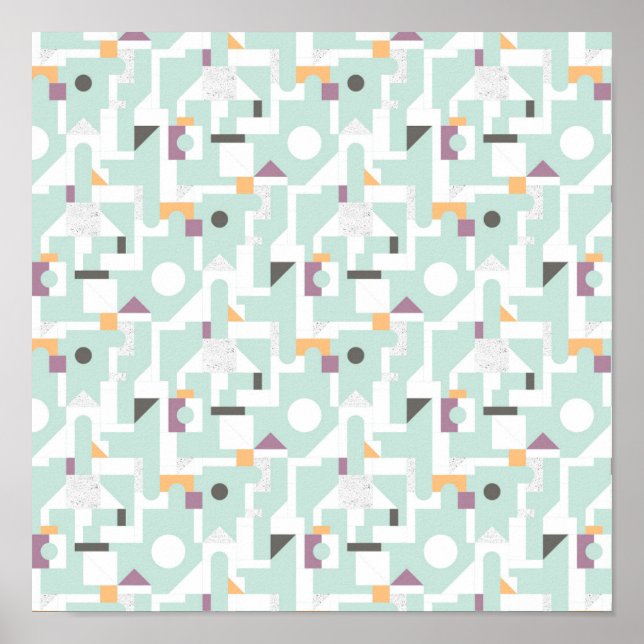 Building Blocks - blue Poster (Front)