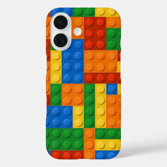 Building Blocks Pattern skin Toy Play Bricks Case-Mate iPhone Case (Back)