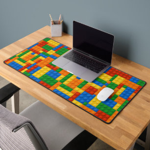 Building Blocks Pattern skin Toy Play Bricks Desk Mat