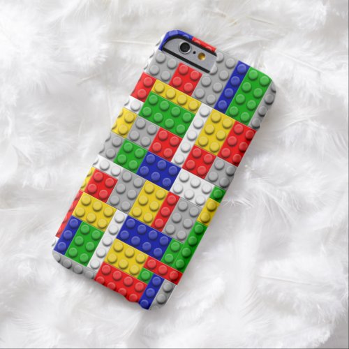 Building Blocks Primary Color Boys BirthdayParty Barely There iPhone 6 Case