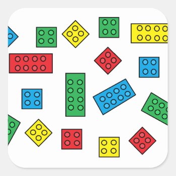"building Blocks" Stickers by iHave2Say at Zazzle