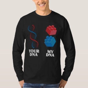 Building Bock My DNA Master Builder Toy Bricks T-Shirt