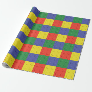 Building Bricks and Blocks Gift Wrap
