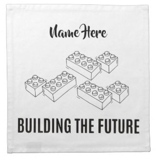 Building Bricks Cloth Napkin