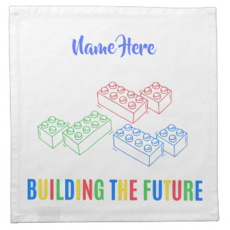 Building Bricks Cloth Napkin