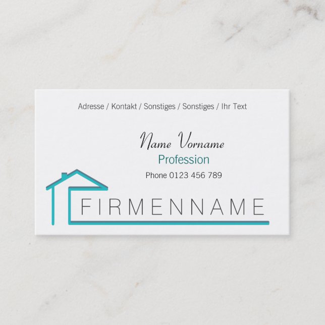 building business card (Front)
