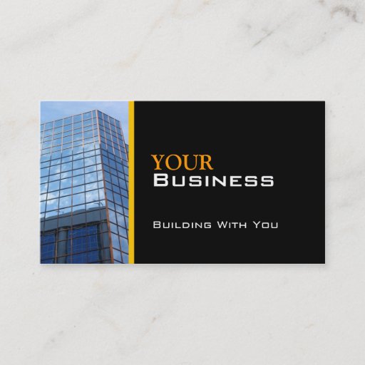 Customizable Building Business Card