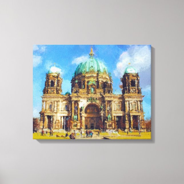 Building Canvas Print (Front)