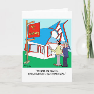 Building Cartoon 9233 Card