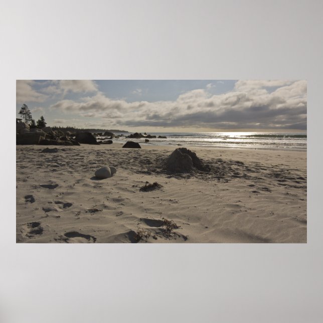 Building Castles Made Of Sand fine art print (Front)