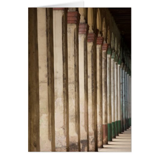 Building columns, Havana, Cuba Cards (Front)