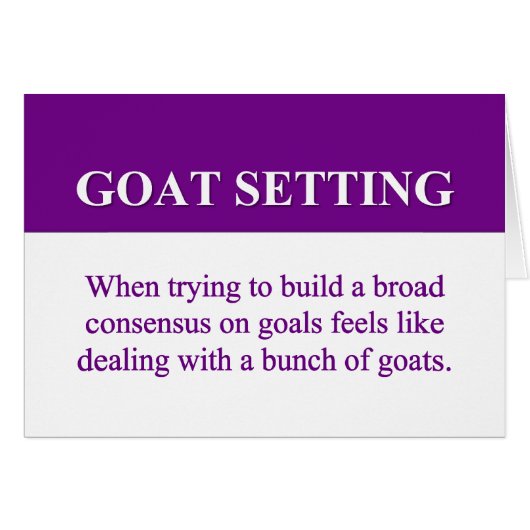 Building Consensus on Goal Setting (2) Cards (Front Horizontal)