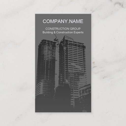 Customizable Building &amp; Construction Business Card