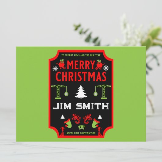 Building Construction Christmas (Standing Front)