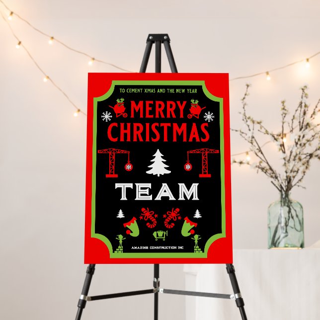 Building Construction Christmas Foam Board (In Situ (Stand))