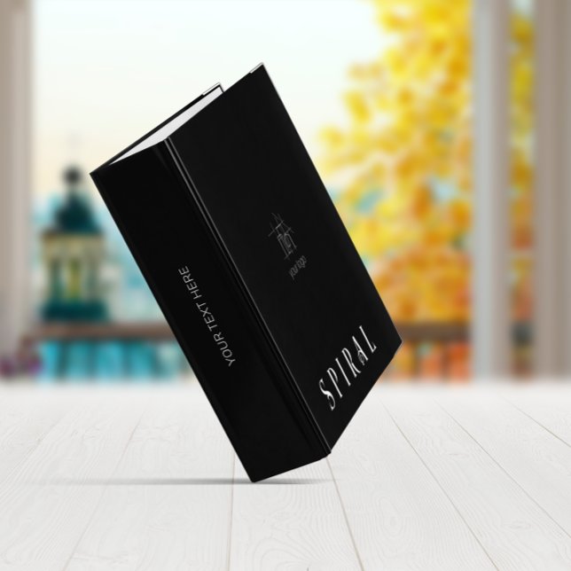 Building Construction Contractor Black And White 3 Ring Binder (Building Construction Contractor Black And White 3 Ring Binder)