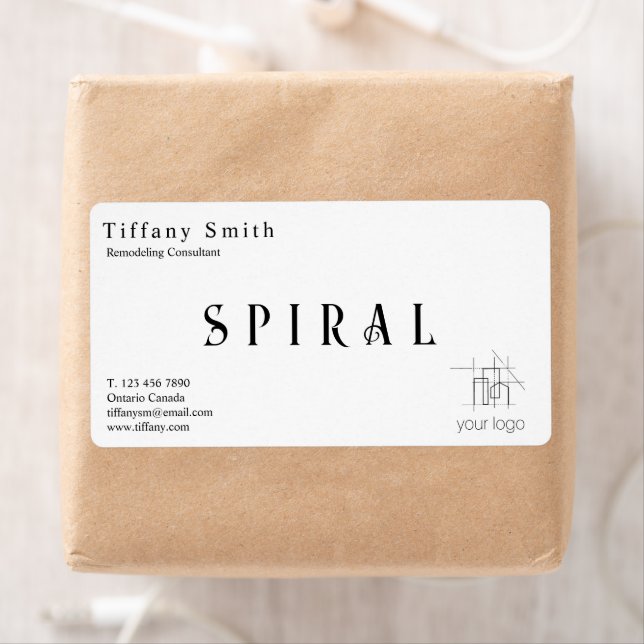 Building Construction Contractor Paper Kraft Label (Insitu)