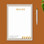 Building Contractor White Professional Office  Letterhead<br><div class="desc">Discover our Office Supplies Collection curated specifically for building contractors, designed to seamlessly integrate elegance and professional branding into your workspace. Immerse your office in a sleek combination of white and metallic gold, exuding sophistication. Each item is thoughtfully crafted for easy personalization, allowing you to add your logo, contact details,...</div>