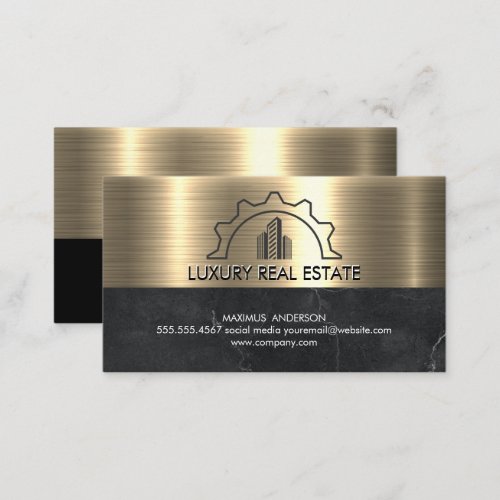 Building Corporate Logo Business Card