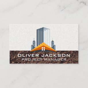 Building Development   Construction Real Estate Business Card