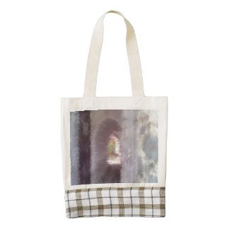 Building entrance zazzle HEART tote bag
