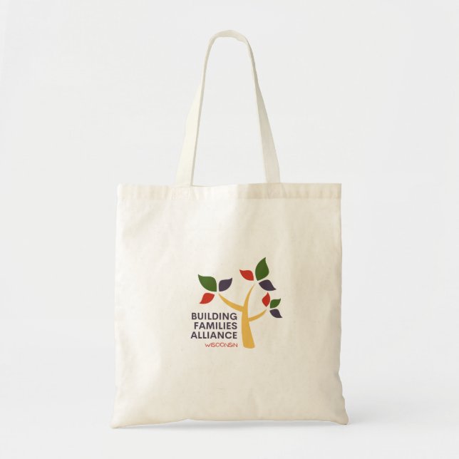 Building Families Alliance of WI Canvas Tote Bag (Front)