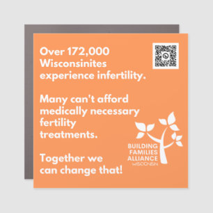 Building Families Alliance of WI Car Magnet (A)