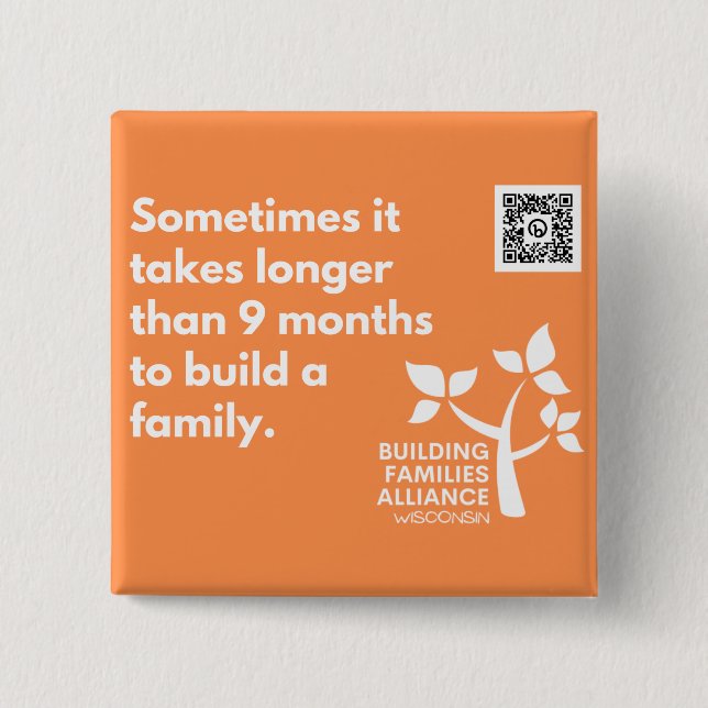 Building Families Alliance of WI Square Button (o) (Front)