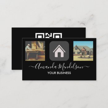 Building Furniture Estate Agent Construction Business Card by CustomizePersonalize at Zazzle