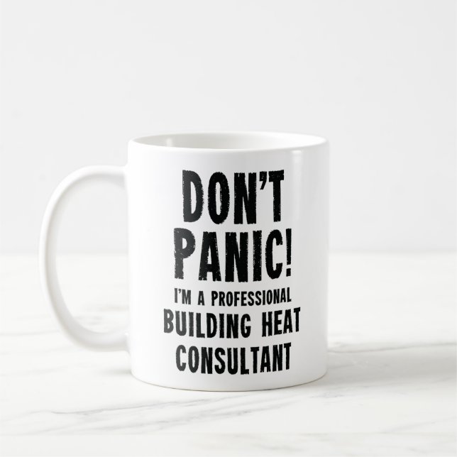 Building Heat Consultant Coffee Mug (Left)