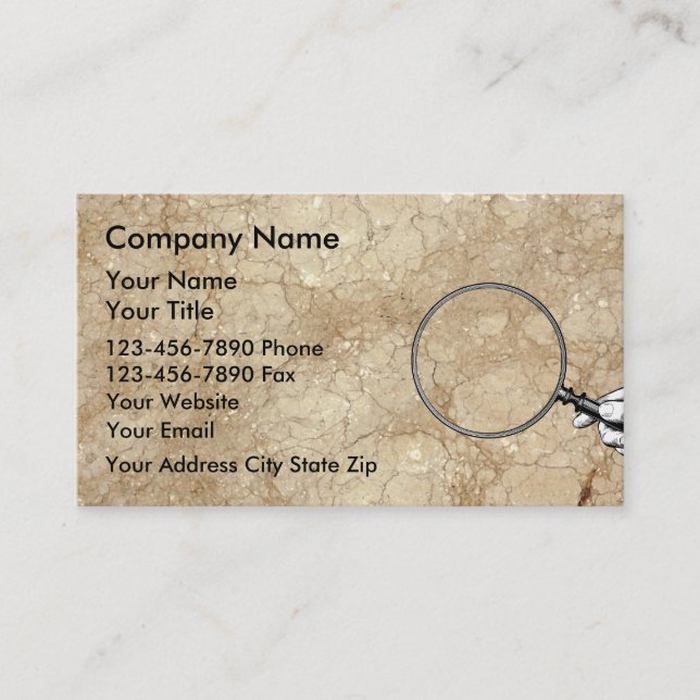 Building Inspector Business Cards (Front)